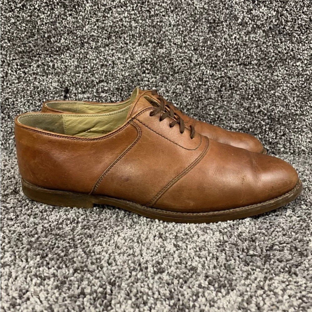 Vintage J. Murphy By Johnston & Murphy Men’s Brown Leather Oxfords Sz. 10.5 W